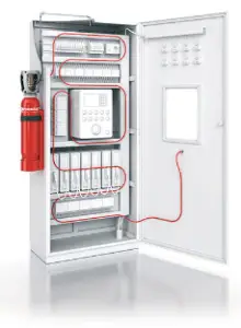 Fire Protection System for electrical cabinets,